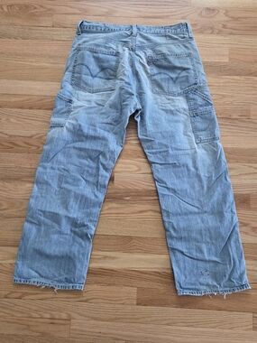 Levi's Men's Relaxed Light Blue Carpenter Jeans